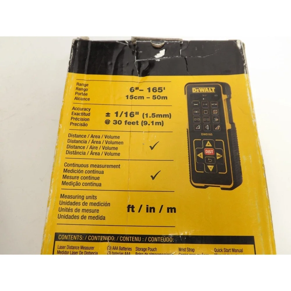 Dewalt DW0165 Laser Distance Measurer